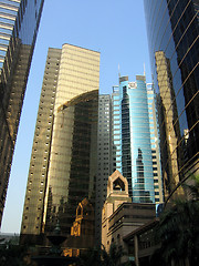 Image showing Skyscraper reflections