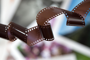 Image showing Old camera film strip