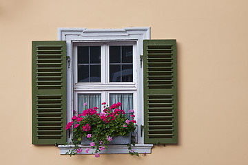 Image showing Old Windows and Shutters