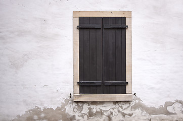 Image showing Old Windows and Shutters