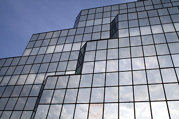 Image showing Clouds reflecting in windows #3