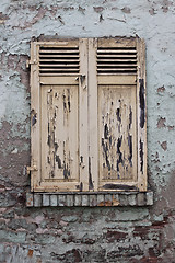 Image showing Old Windows and Shutters