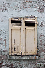 Image showing Old Windows and Shutters