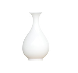 Image showing white ceramic vase 