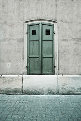 Image showing Old Windows and Shutters