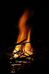 Image showing bonfire 