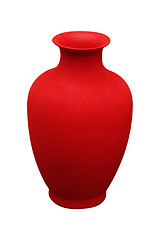 Image showing red vase