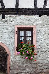 Image showing Old Window on medieval House