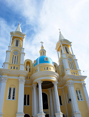 Image showing Church in small town