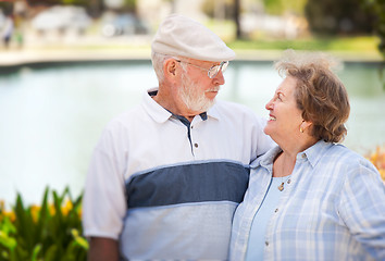 Image showing Happy Senior Couple in The Park