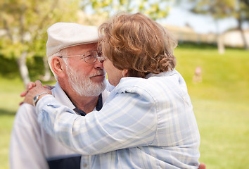 Image showing Happy Senior Couple in The Park