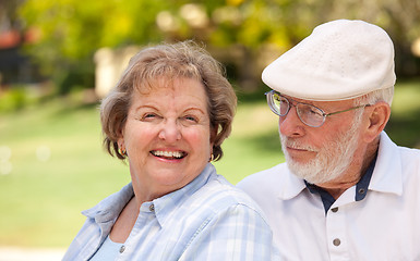 Image showing Happy Senior Couple in The Park