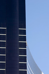 Image showing Close up on a skyscraper with clear skies