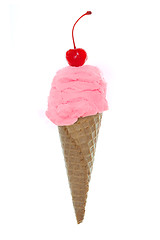 Image showing Strawberry ice cream