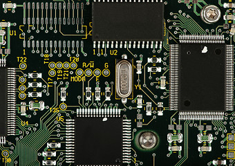 Image showing computer circuit board 