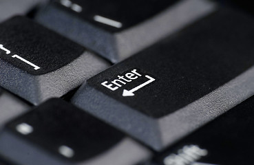 Image showing enter key on keyboard