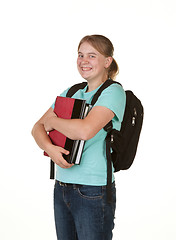 Image showing girl ready for college