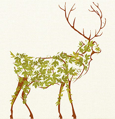 Image showing Stylized deer 