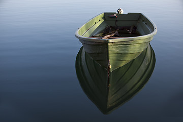 Image showing Row boat on Lake