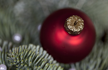 Image showing Christmas bauble Advent decoration