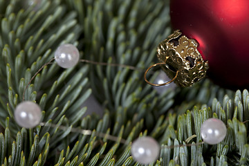 Image showing Christmas bauble Advent decoration