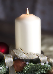 Image showing Candle Advent decoration