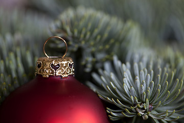 Image showing Christmas bauble Advent decoration