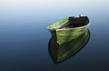 Image showing Row boat on Lake