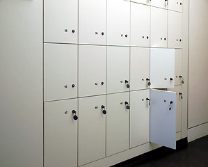 Image showing Lockers