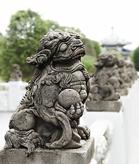 Image showing Asian Sculpture Lion