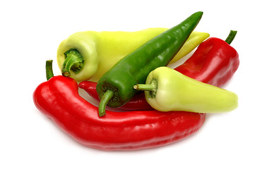 Image showing Colorful peppers