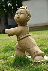 Image showing Funny traditional Thai garden sculpture