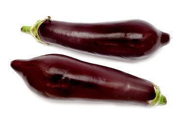 Image showing Eggplants or Aubergines