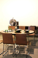 Image showing Sepia dining