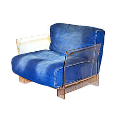 Image showing Denim armchair