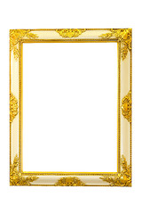 Image showing Golden mirror