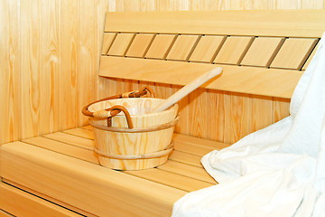 Image showing Sauna bucket