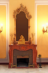 Image showing Medieval fireplace
