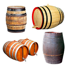 Image showing Four barrels