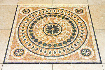 Image showing Floor mosaic