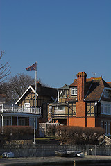 Image showing Old shoreside house