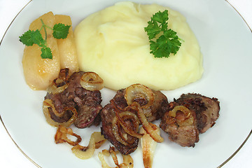 Image showing fried liver