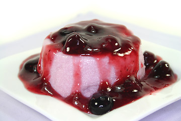 Image showing Blueberry dessert