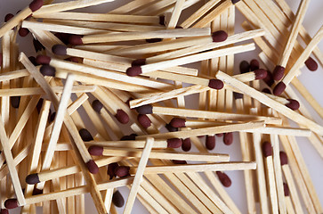 Image showing Pile of Matches