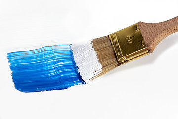 Image showing Brush with Acryl Color