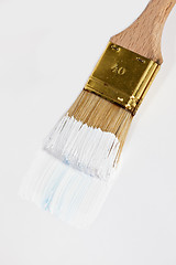 Image showing Brush with Acryl Color