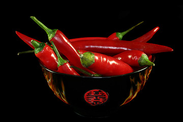 Image showing red chili peppers