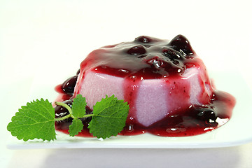 Image showing Blueberry dessert