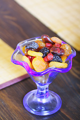 Image showing Dried fruits in bowl