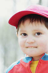 Image showing Boy in red cap